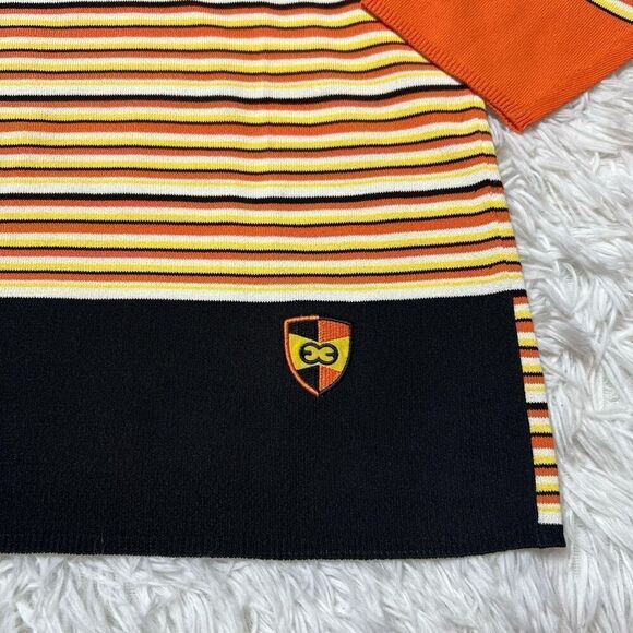 Escada Magaretha Ley Sweater Womens Size 40 Lightweight Pullover Stripe Stretch - Picture 3 of 9